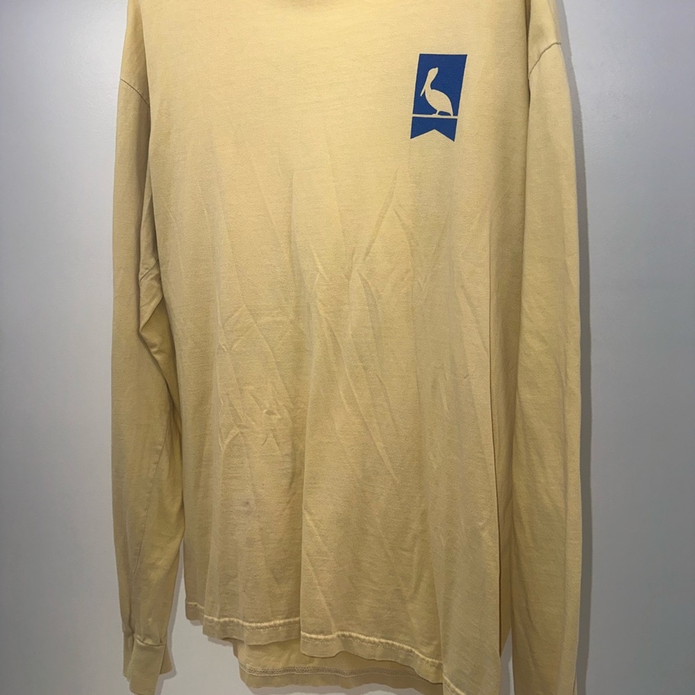Comfort Colors Pale Yellow Long Sleeve Tee